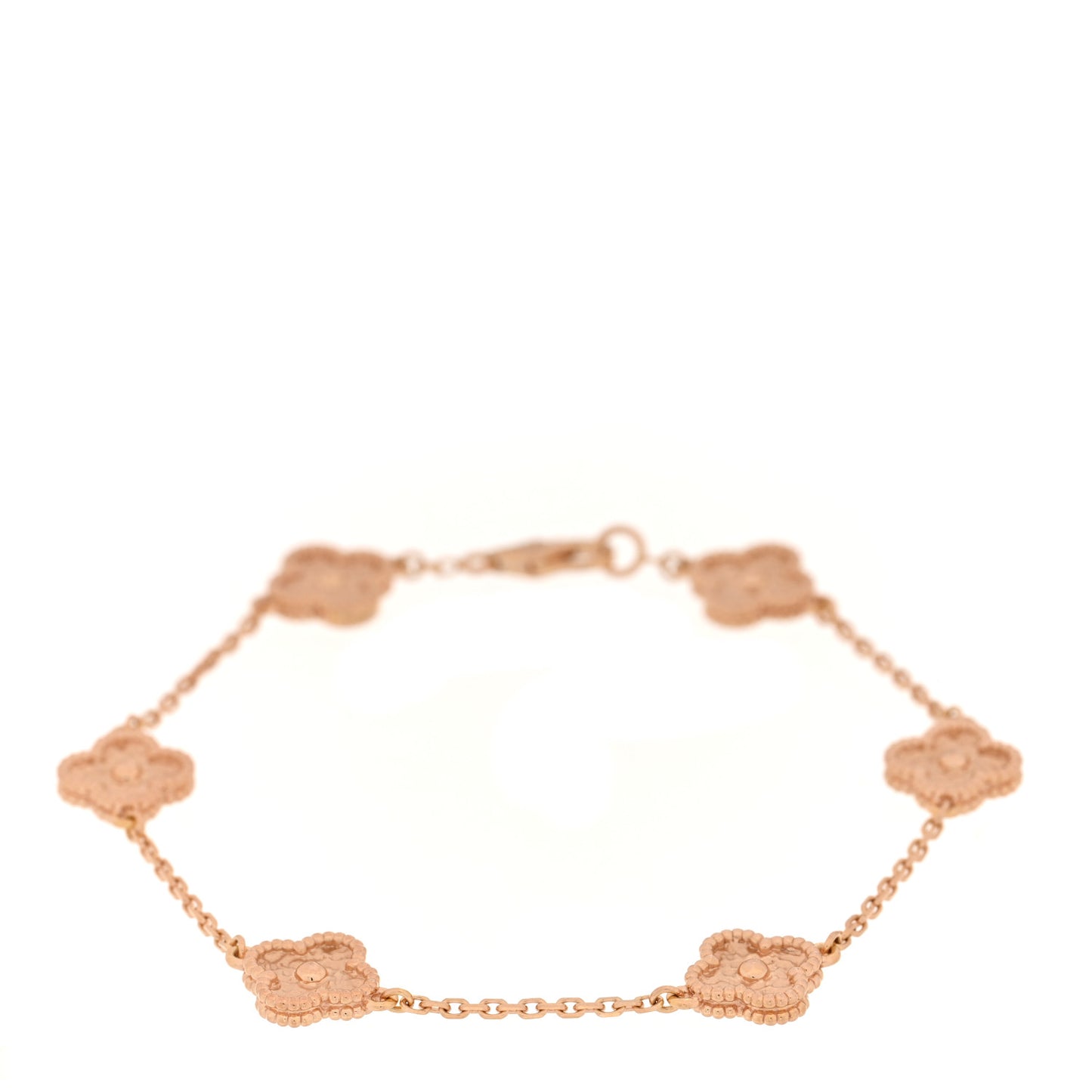 18K Rose Gold 6 Motifs Sweet Alhambra Bracelet