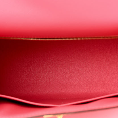 Hermes Epsom Kelly Sellier 28 Rose Azalee 5 of 11