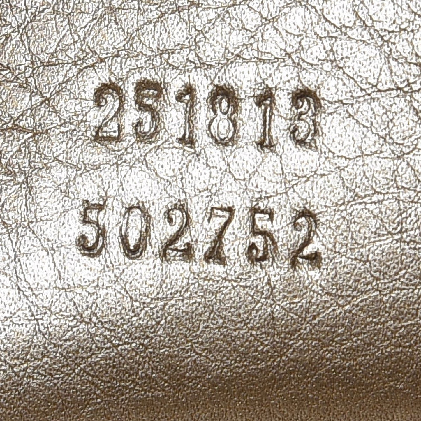 Metallic Python Medium 1973 Top Handle Satchel Gold