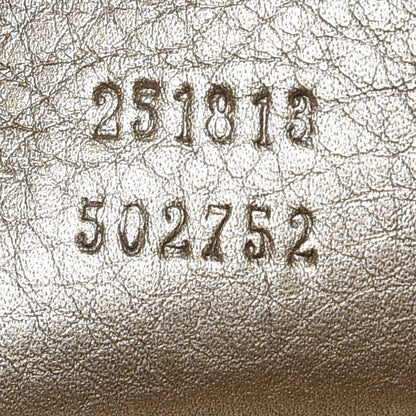 Gucci Metallic Python Medium 1973 Top Handle Satchel Gold 7 of 8