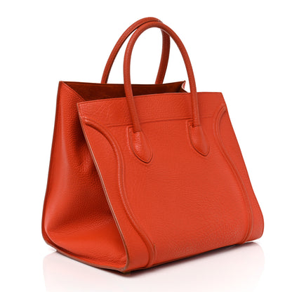 Celine Bullhide Calfskin Medium Phantom Luggage Burnt Orange 3 of 14