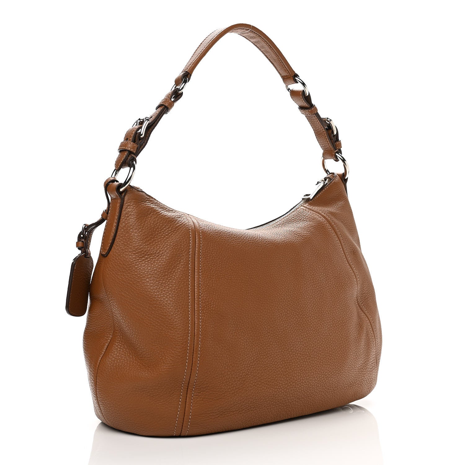 Prada Vitello Phenix Hobo Cannella 3 of 10