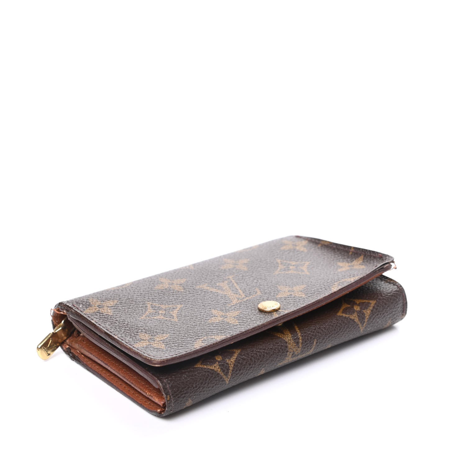 Louis Vuitton Monogram Porte-Monnaie Billets Tresor Wallet 4 of 9