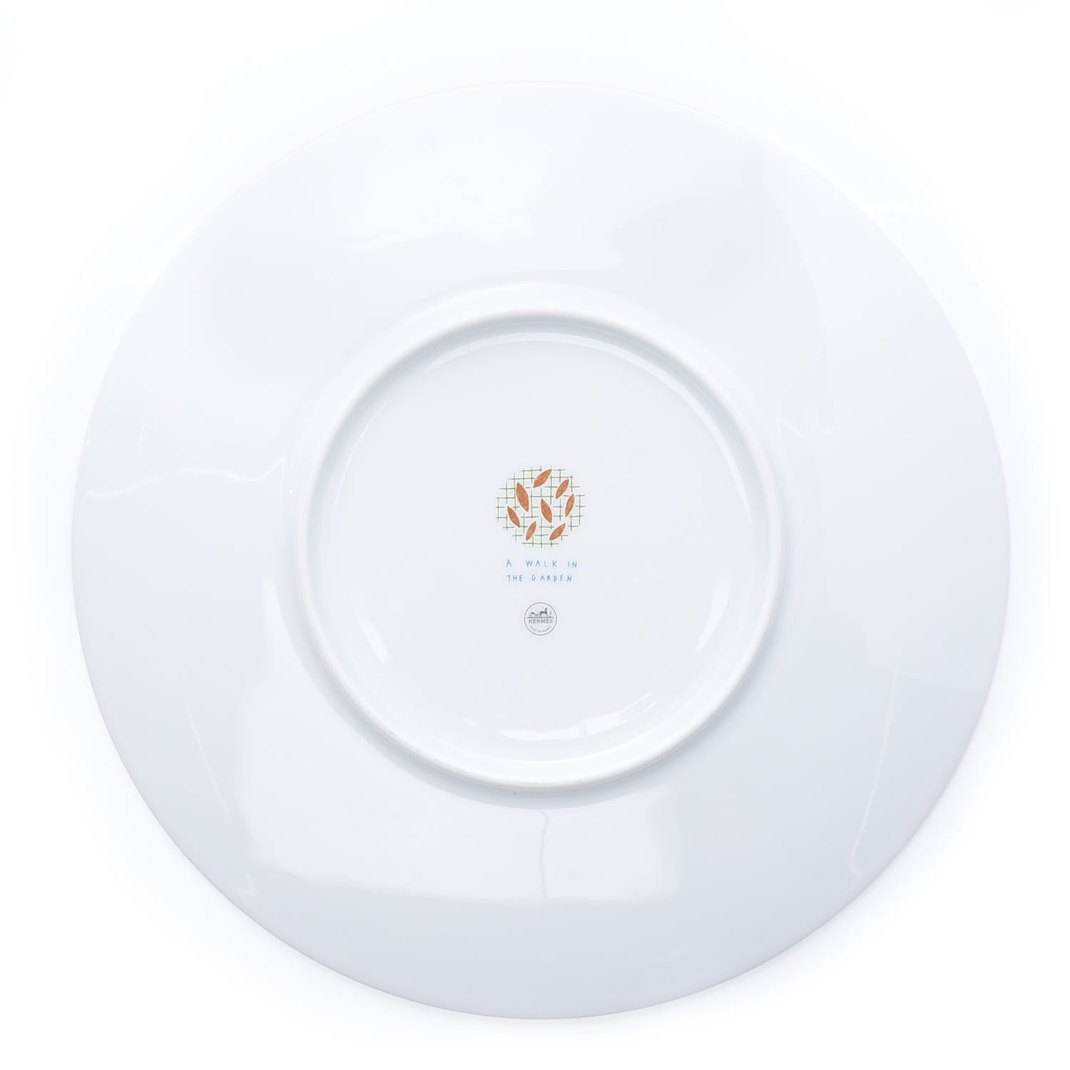 Hermes Porcelain A Walk in the Garden Dinner Plate Wysteria 4 of 6