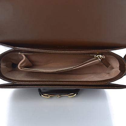 Gucci Azalea Calfskin Horsebit 1955 Shoulder Bag Brown Sugar 5 of 11