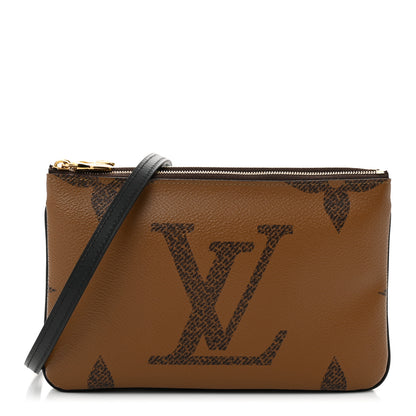 Louis Vuitton Reverse Monogram Giant Double Zip Pochette 1 of 11