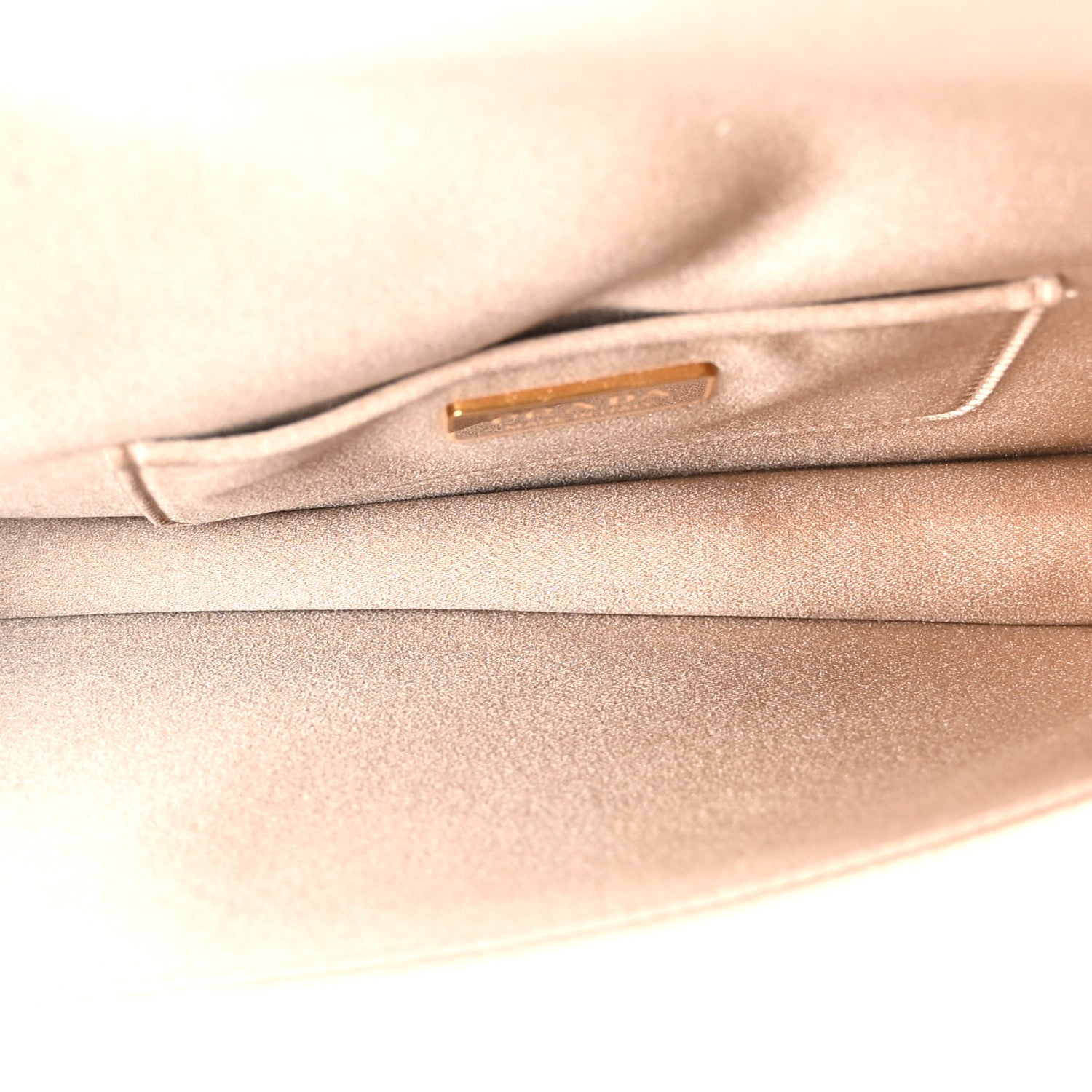 Prada Satin Triangle Mini Shoulder Bag Cameo 5 of 9
