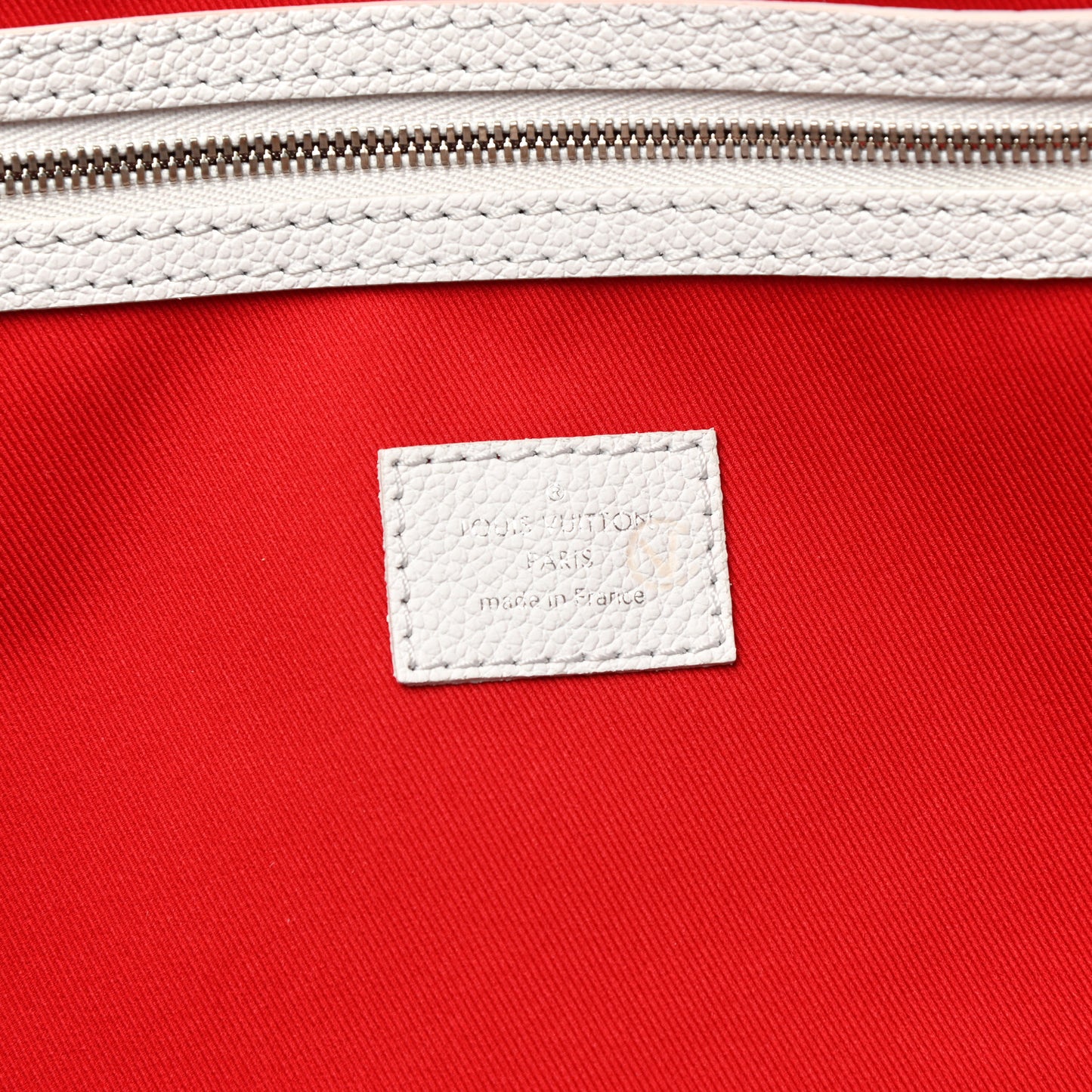 Cowhide Damier Spray Keepall Bandouliere 50B White