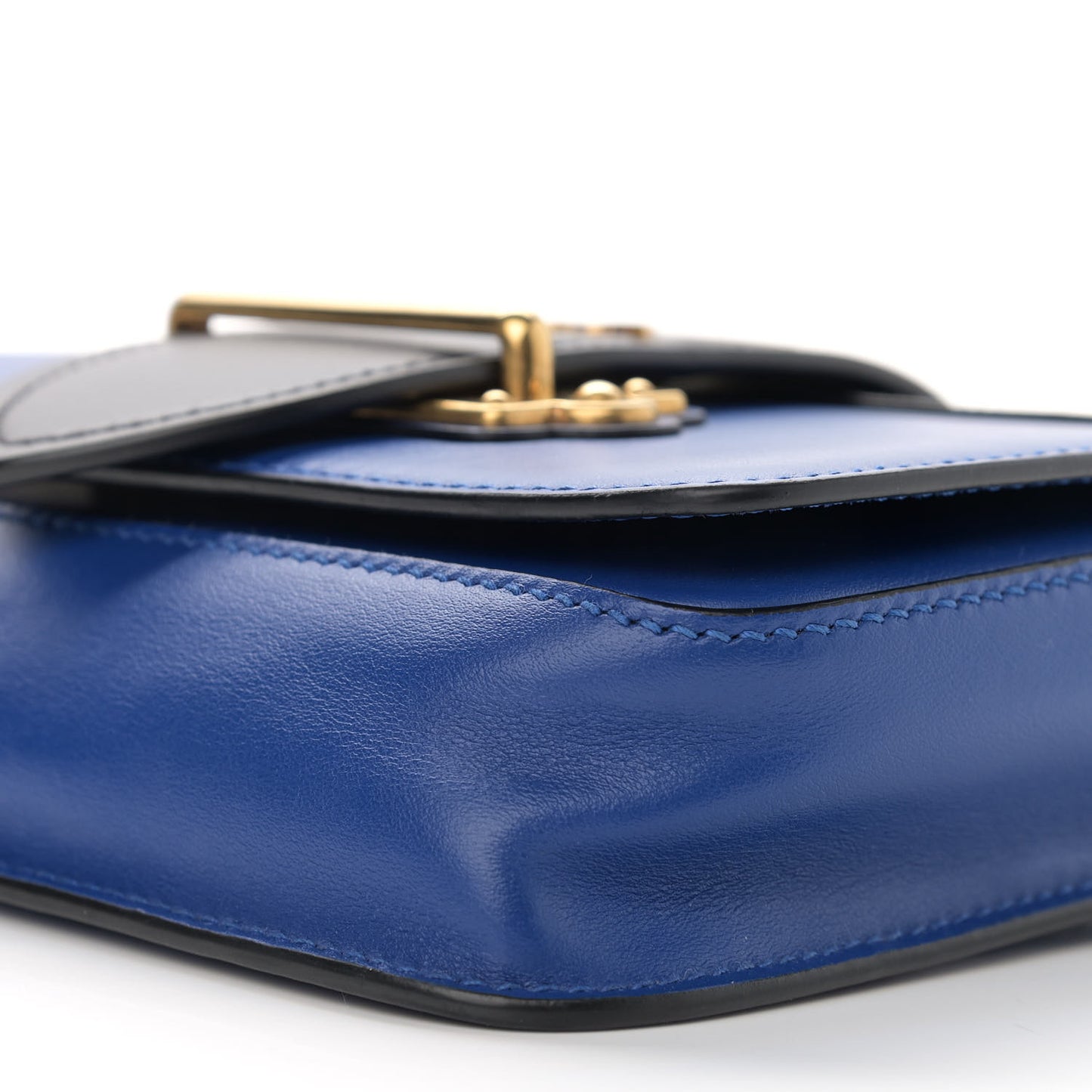Saffiano City Calf Cahier Belt Bag Black Bluette