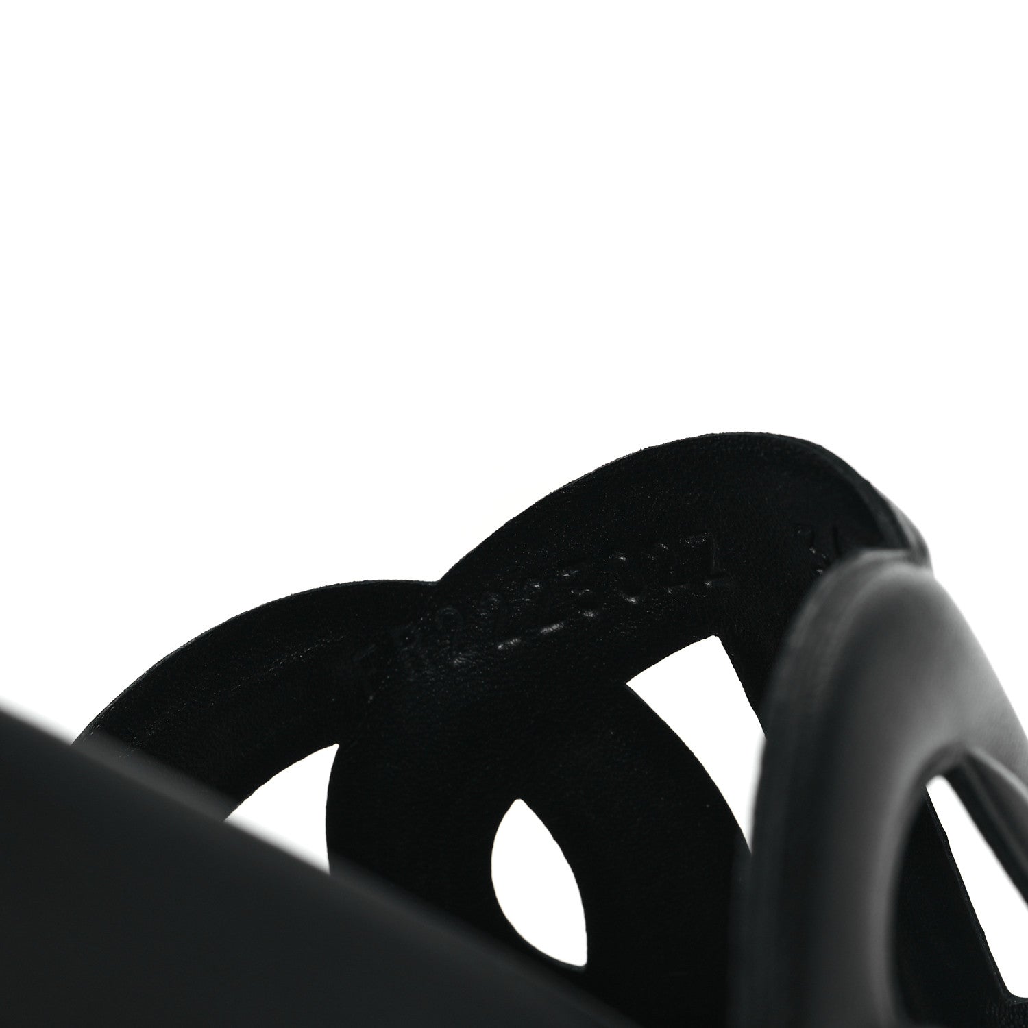 Hermes Nappa Extra Sandals 36 Black 9 of 9