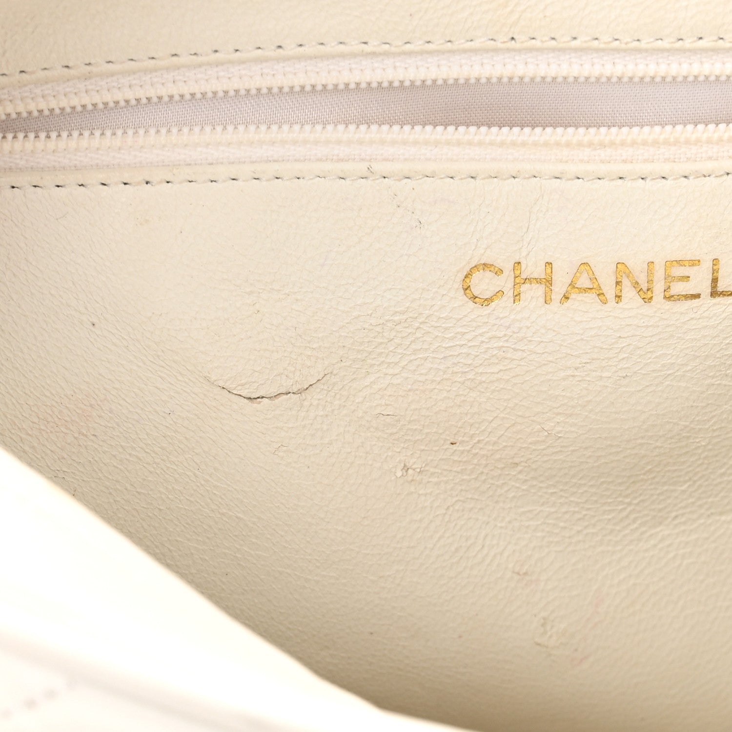 Chanel Lambskin Quilted CC Tassel Camera Case White 13 of 18