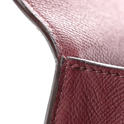 Tom Ford Grained Calfskin Large T Clasp Tara Crossbody Bag Cabernet 12 of 17