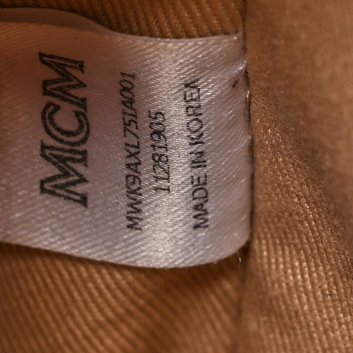 MCM Calfskin Visetos Small Backpack Beige 6 of 10