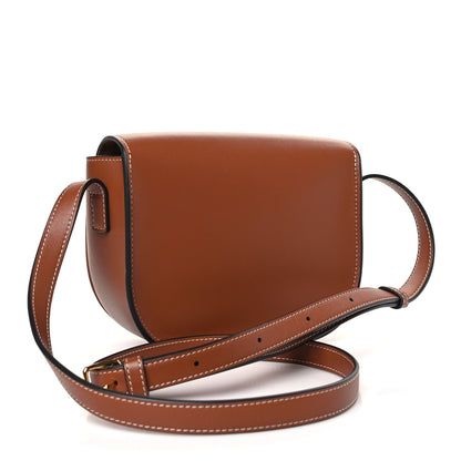 Celine Smooth Calfskin Cuir Triomphe Folco Crossbody Bag Tan 3 of 9