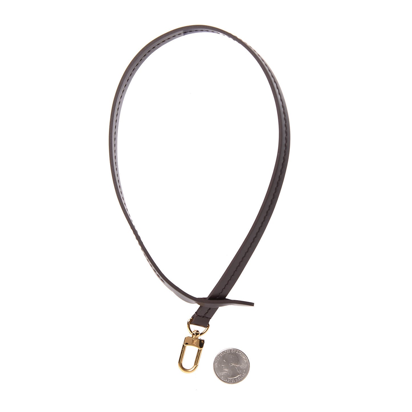 Calfskin Pochette Accessories Strap Brown