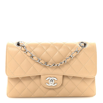 Chanel Caviar Quilted Small Double Flap Beige 1 of 9