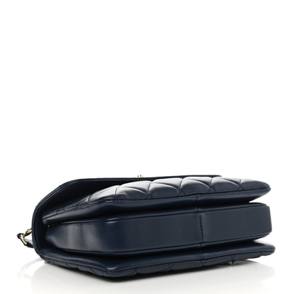 Chanel Lambskin Quilted Small Trendy CC Flap Dual Handle Bag Navy 4 of 12