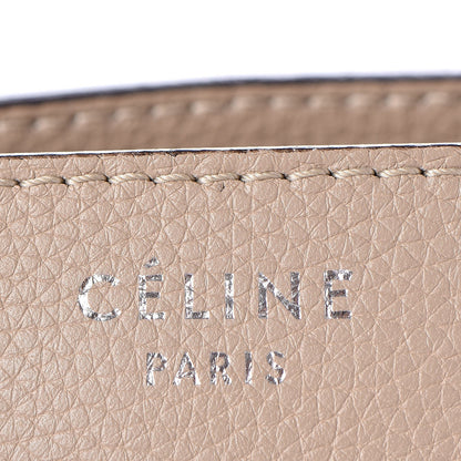 Celine Drummed Calfskin Mini Luggage Dune 6 of 11