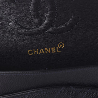 Chanel Caviar Quilted Medium Double Flap Navy 8 of 12