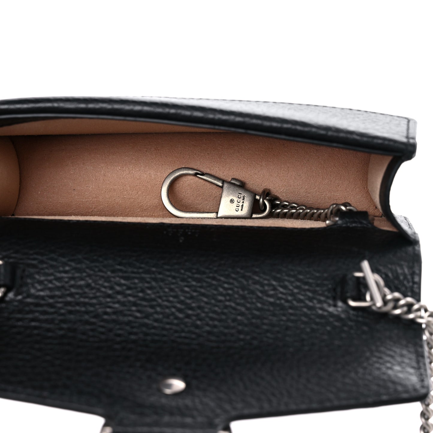 Calfskin Super Mini Dionysus Shoulder Bag Black