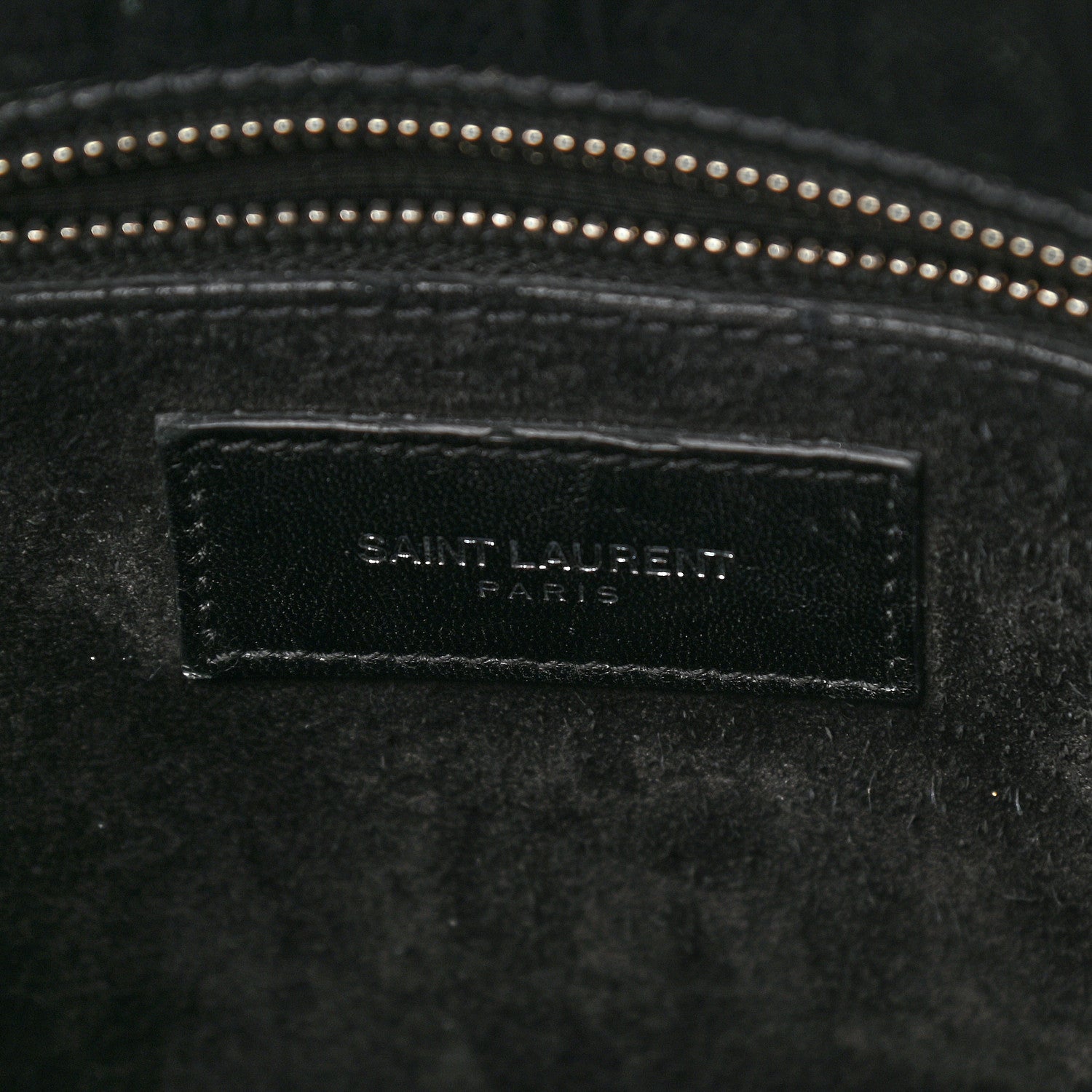 Saint Laurent Calfskin Crocodile Embossed Small Sac de Jour Black 7 of 14
