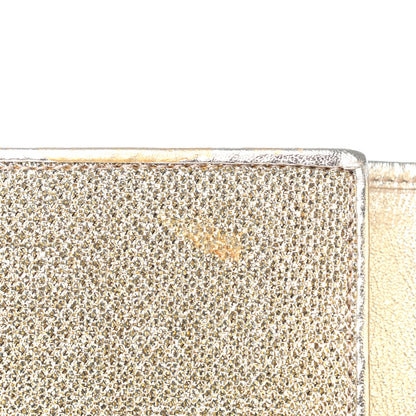 Jimmy Choo Glitter Fabric Milla Clutch Champagne 9 of 10