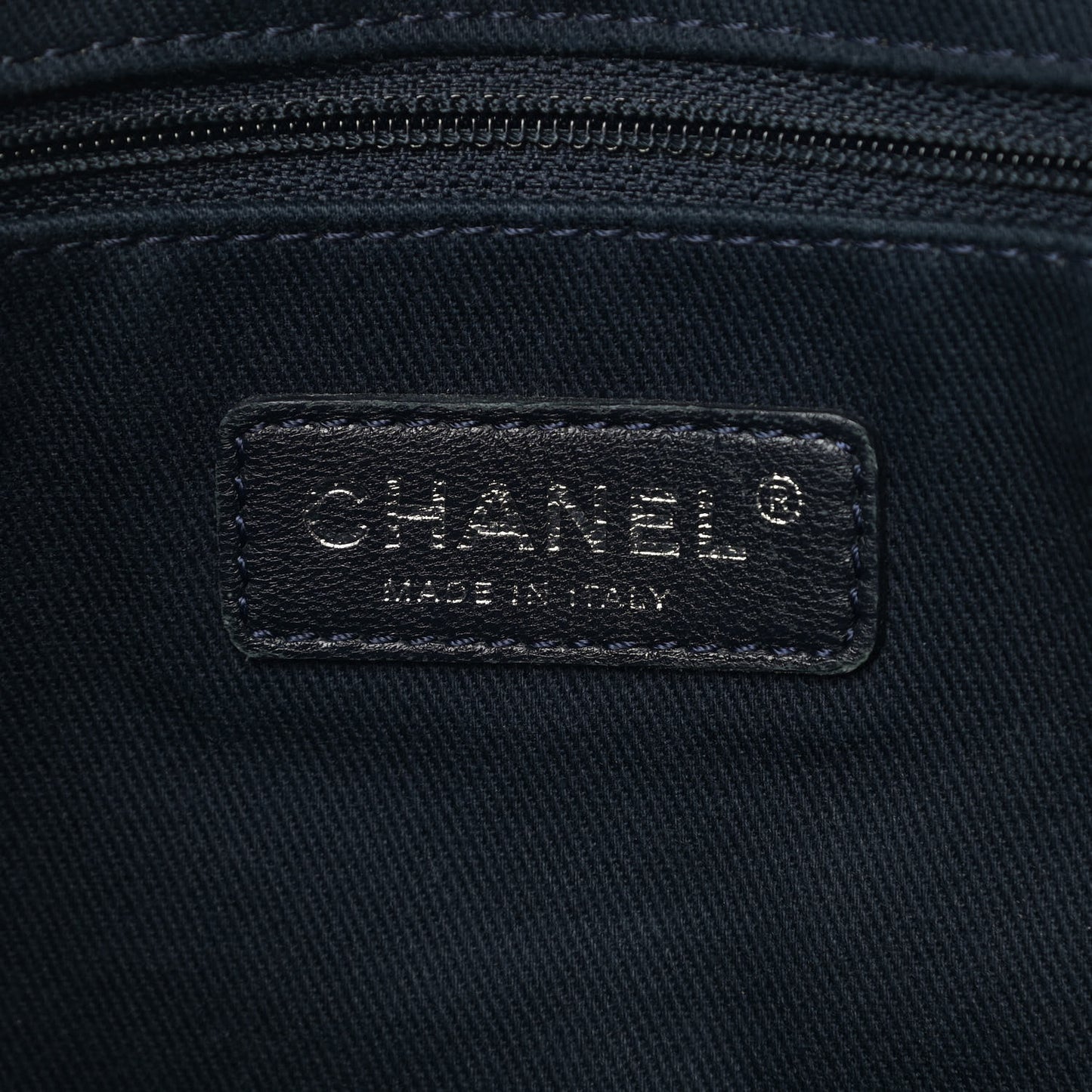 Denim Small Deauville Tote Dark Blue