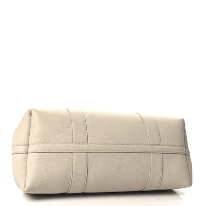 Loro Piana Grained Calfskin Large Ghiera Shopper Tote Light Travertine Sun Gold 5 of 11