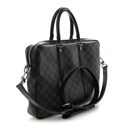 Louis Vuitton Damier Graphite Porte Documents Voyage PM 3 of 9