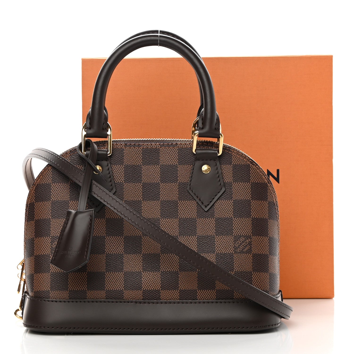 Louis Vuitton Damier Ebene Alma BB 13 of 13