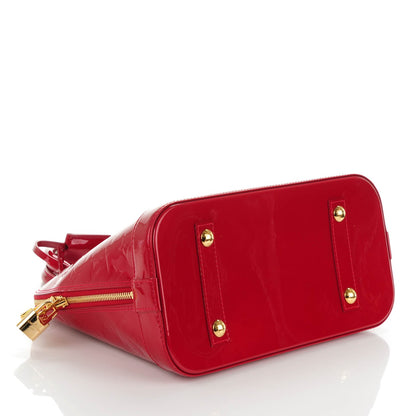 Louis Vuitton Vernis Alma PM Pomme D'Amour 4 of 7