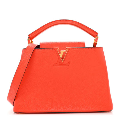 Louis Vuitton Taurillon Capucines BB Tonic Orange 1 of 12