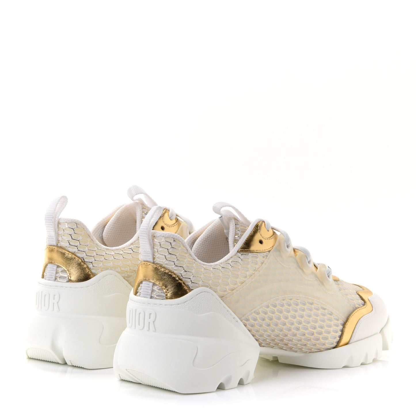 Mesh D-Connect Sneakers 37 Gold