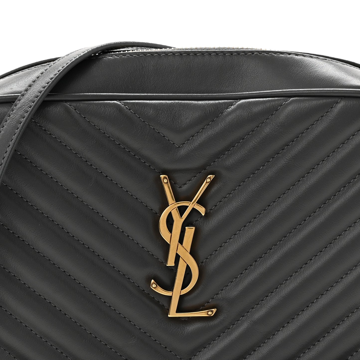 Calfskin Matelasse Monogram Lou Camera Bag Storm