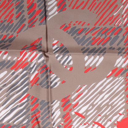 Chanel Silk CC Square Scarf 1 of 10