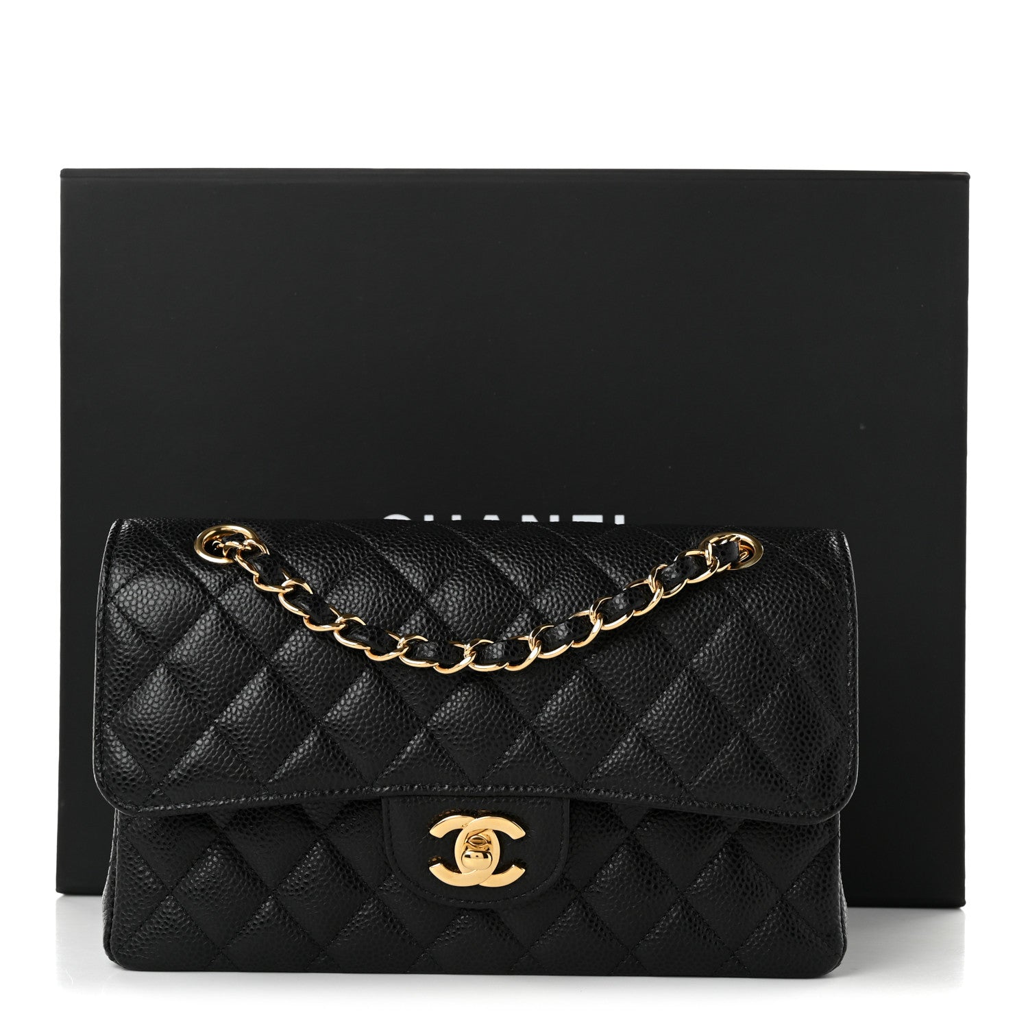 Chanel Caviar Quilted Small Double Flap Black 11 of 11
