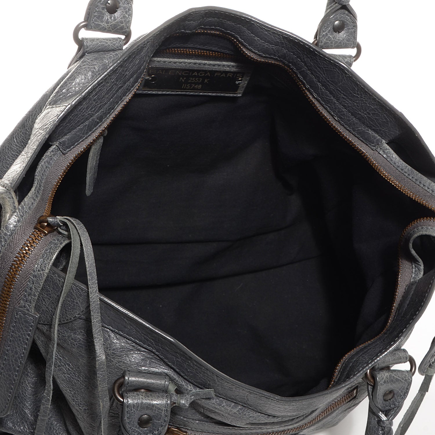 Balenciaga Agneau City Gris Tarmac 7 of 12