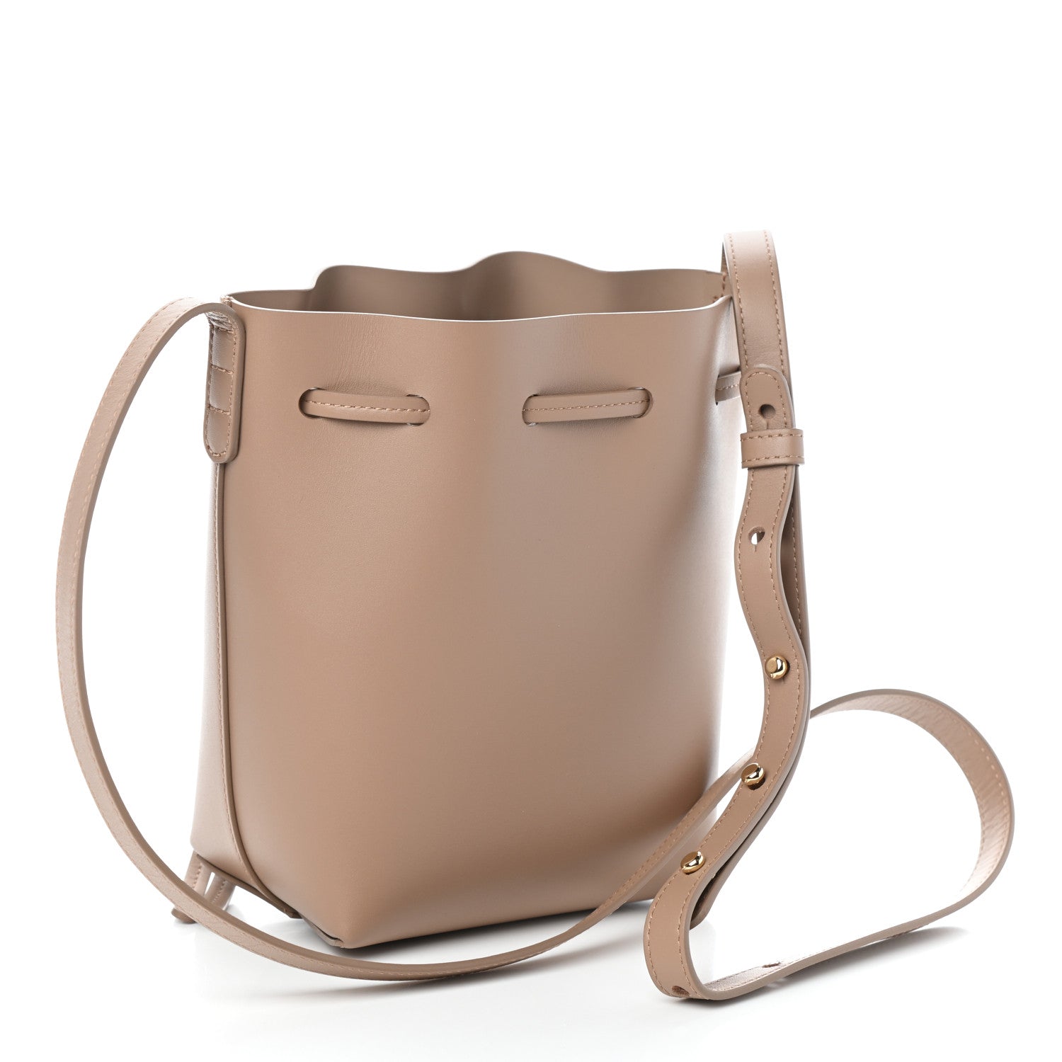 Mansur Gavriel Calfskin Mini Mini Bucket Bag Biscotto 3 of 9
