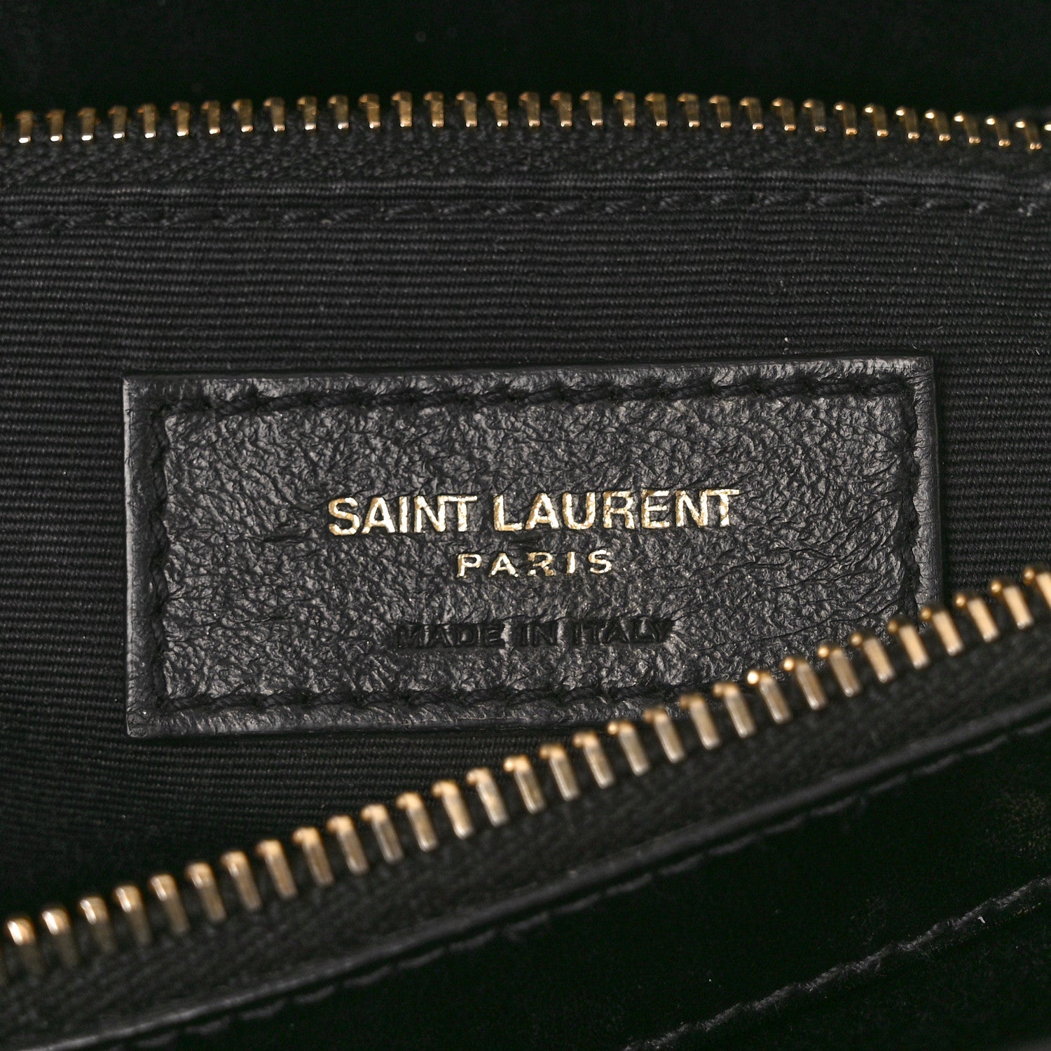 Saint Laurent SAINT LAURENT Calfskin Y Quilted Monogram Medium Loulou Chain Satchel Black 7 of 13