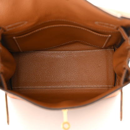 Hermes Taurillon Clemence Kelly Ado Backpack Toffee 5 of 11