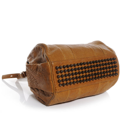 Alexander Wang Leather Rocco Duffel Mustard 4 of 6