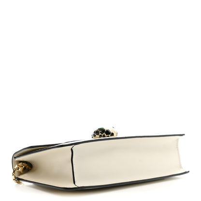 Bulgari Calfskin Serpenti Forever Crossbody Bag White Agate 5 of 15