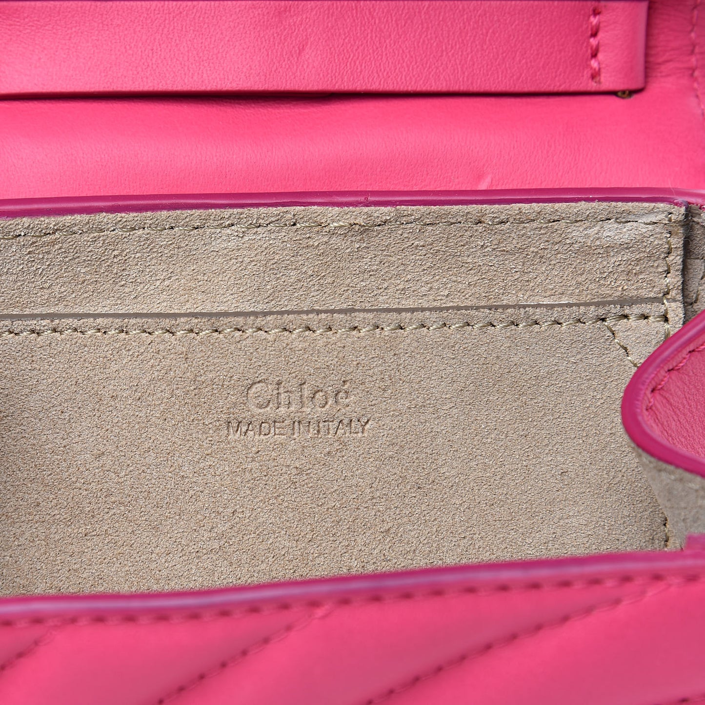 Calfskin Quilted Nano Drew Bijou Shoulder Bag Fuchsia Rose
