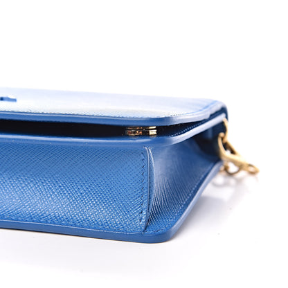 Prada Saffiano Shine Monochrome Chain Wallet Marea 6 of 10