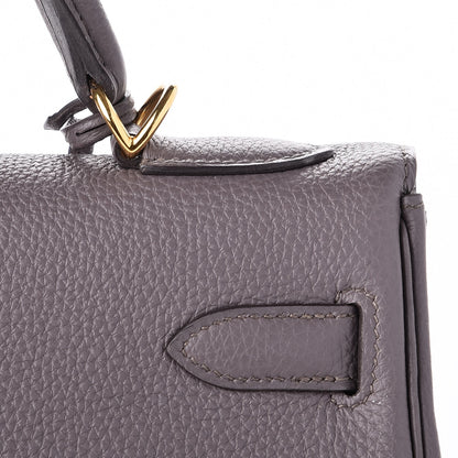 Hermes Togo Kelly Retourne 32 Etain 10 of 34