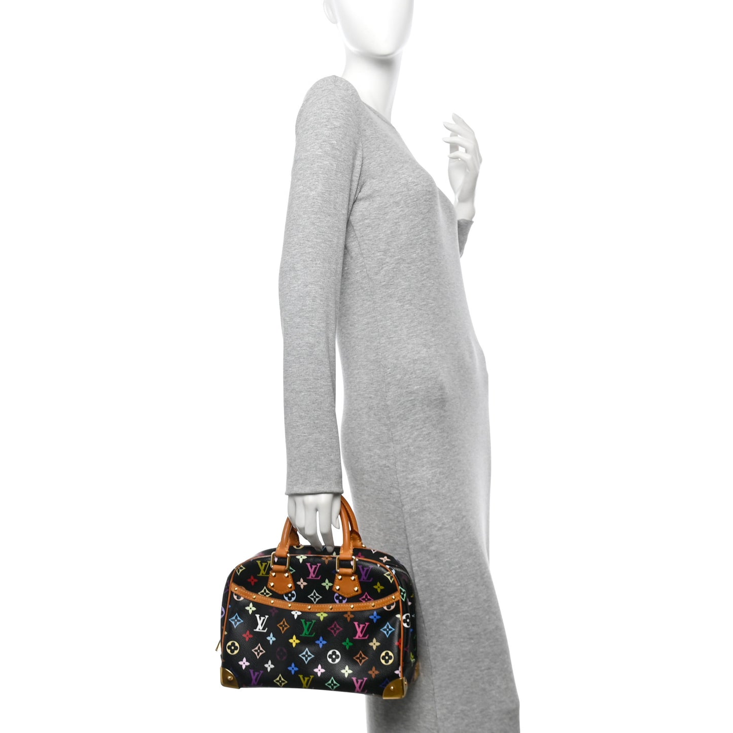 Monogram Multicolor Trouville Black