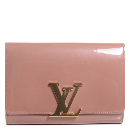 Louis Vuitton Vernis New Sobe Clutch Rose Velours 1 of 7