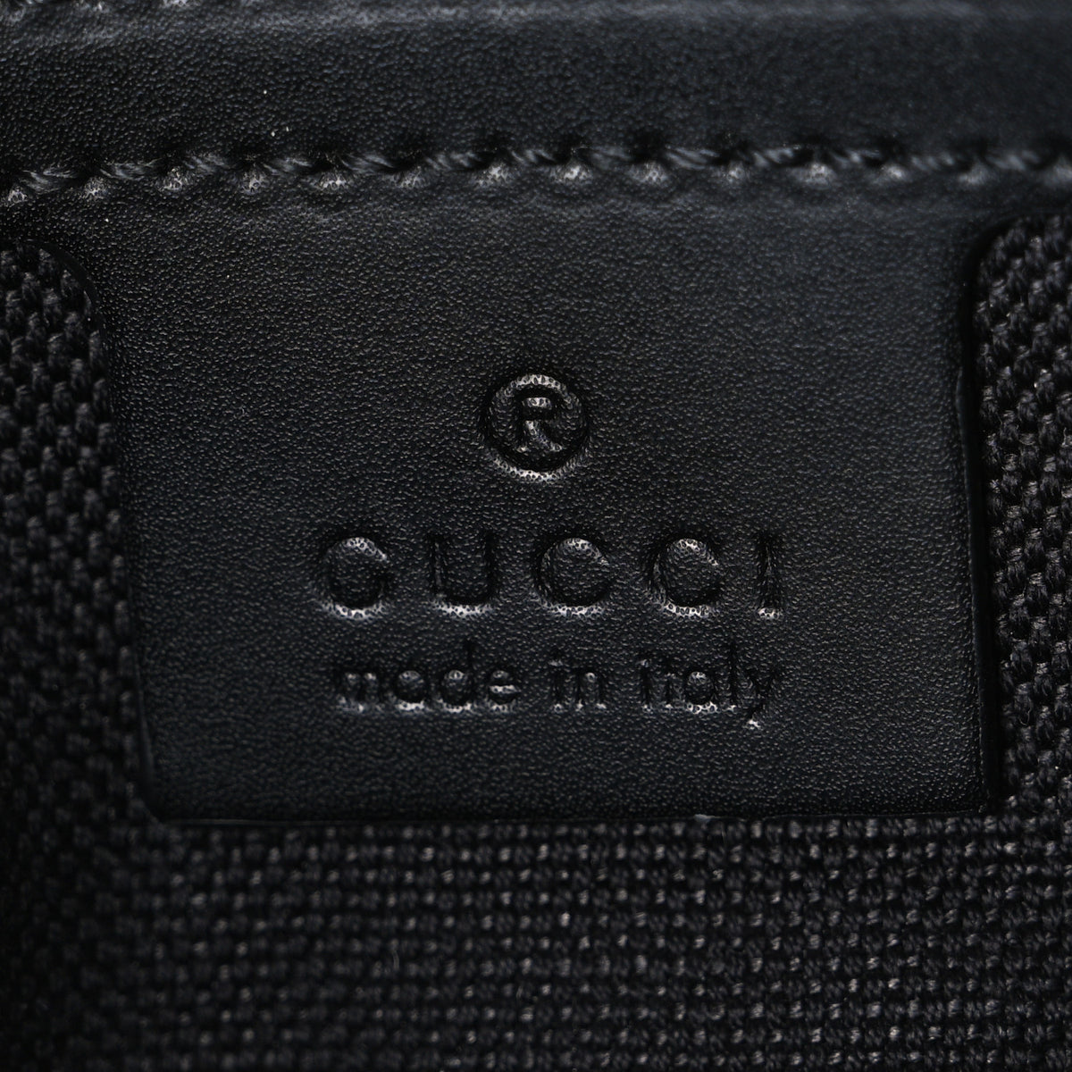 Soft GG Supreme Monogram Web Belt Bag Black Grey