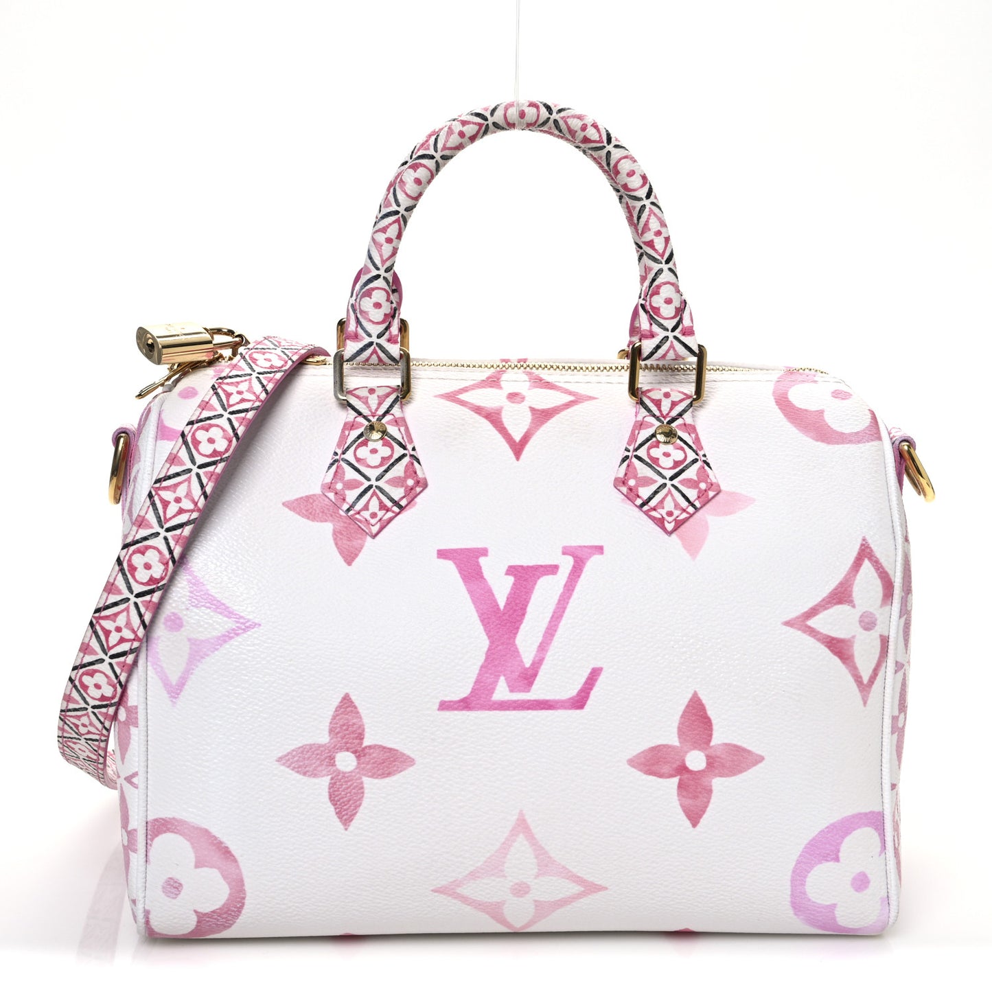 Monogram Giant By The Pool 2.0 Speedy Bandouliere 25 Rose