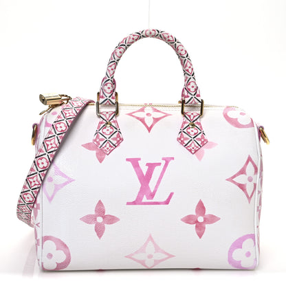 Louis Vuitton Monogram Giant By The Pool 2.0 Speedy Bandouliere 25 Rose 1 of 15